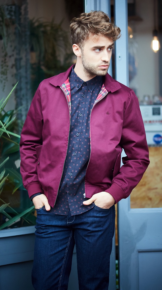 Harrington Jacket in wine