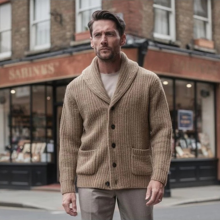 Tampere Cardigan Camel