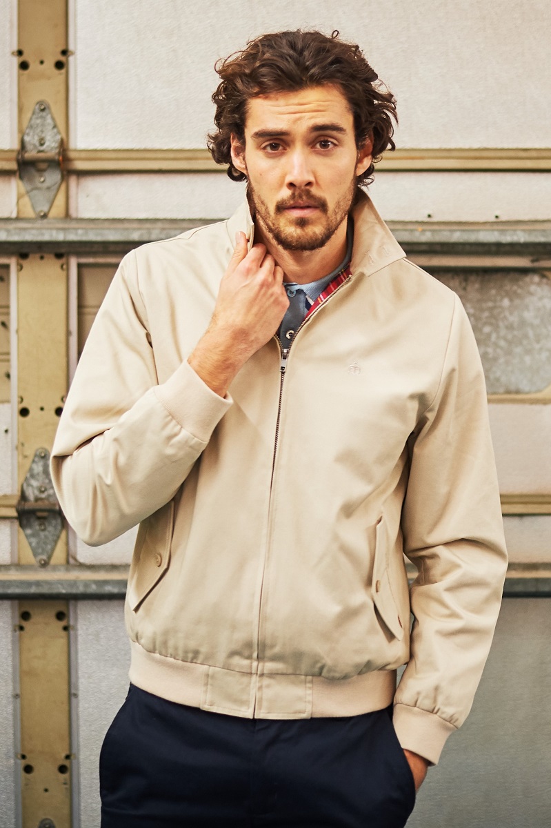 Harrington Jacket in beige color