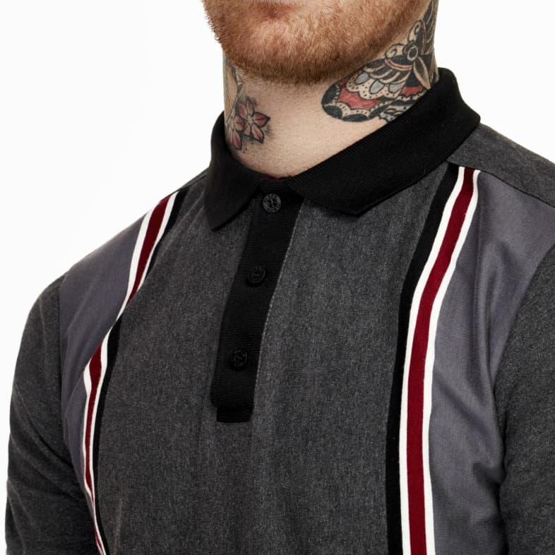 Серые мужские поло