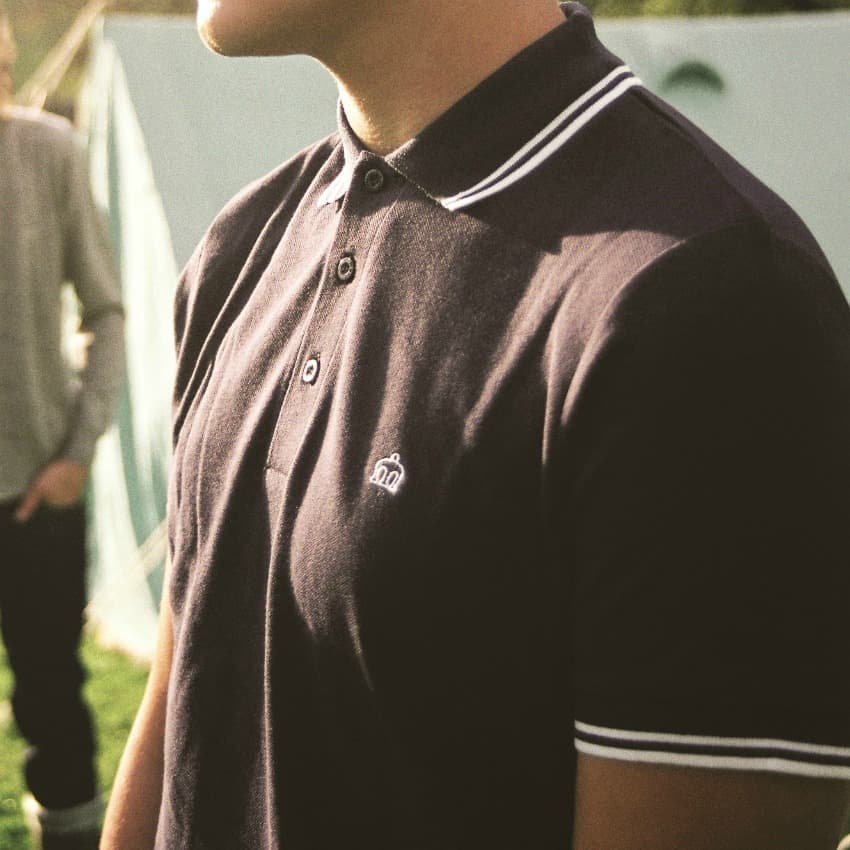 Темно синие мужские поло