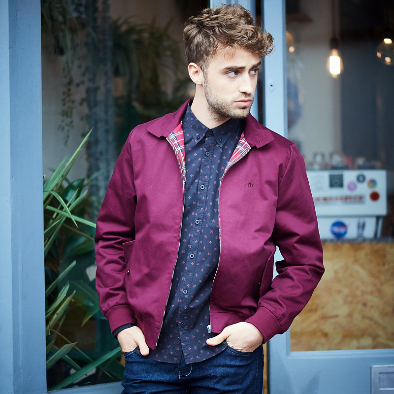 Harrington Jacket in wine