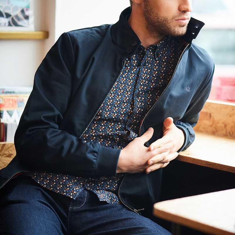 Harrington Jacket in navy